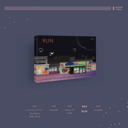 BTS GRAPHIC LYRICS BOOK SERIES (VOL 1-5) — US BTS ARMY